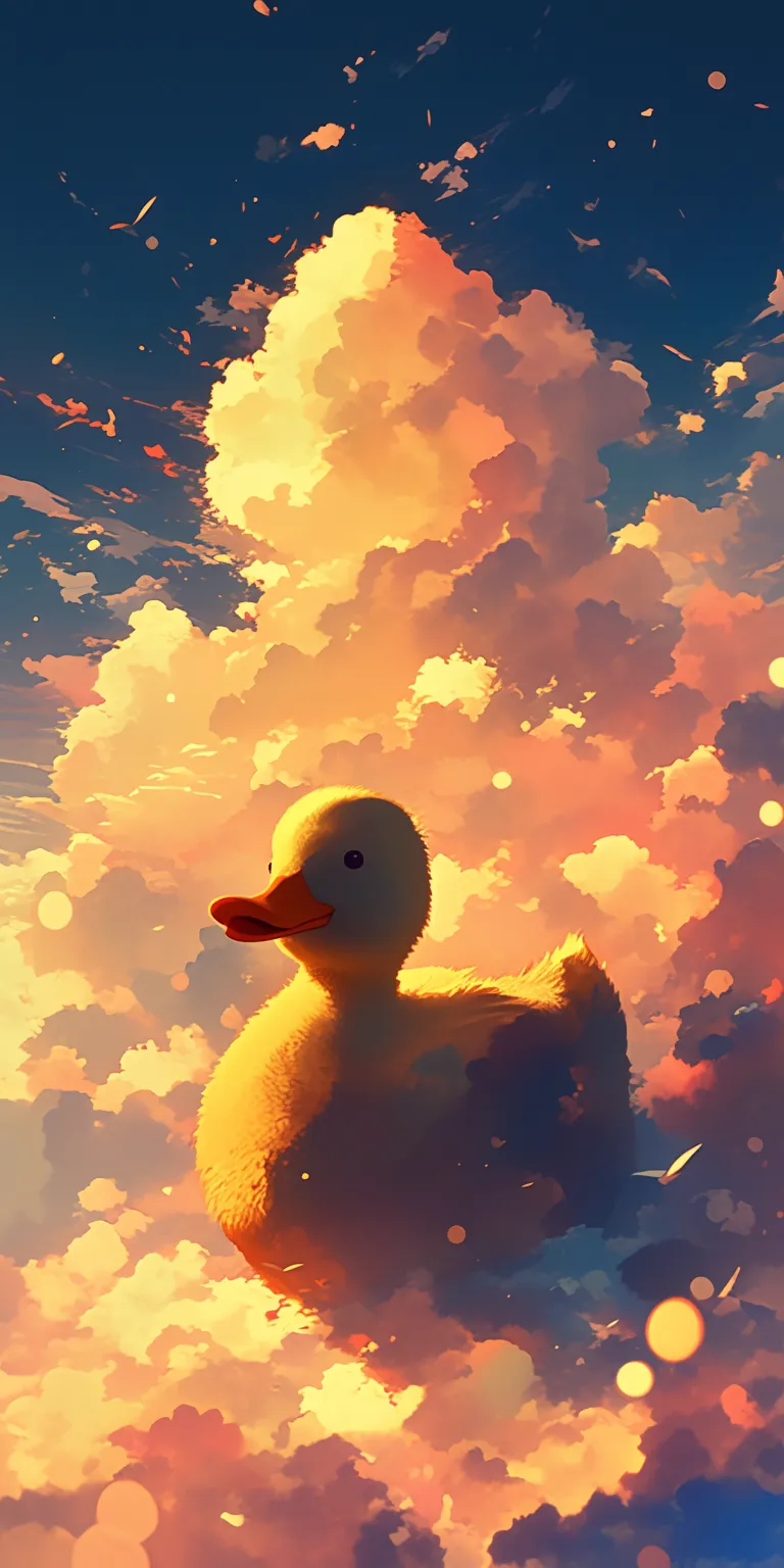 cute duck wallpaper duck, lockscreen, sky, 2560x1440, 3440x1440