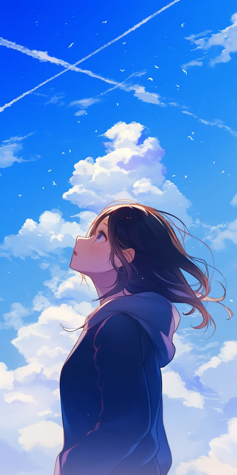 anime wallpaper iphone sky, haru, ciel, bocchi, 2560x1440