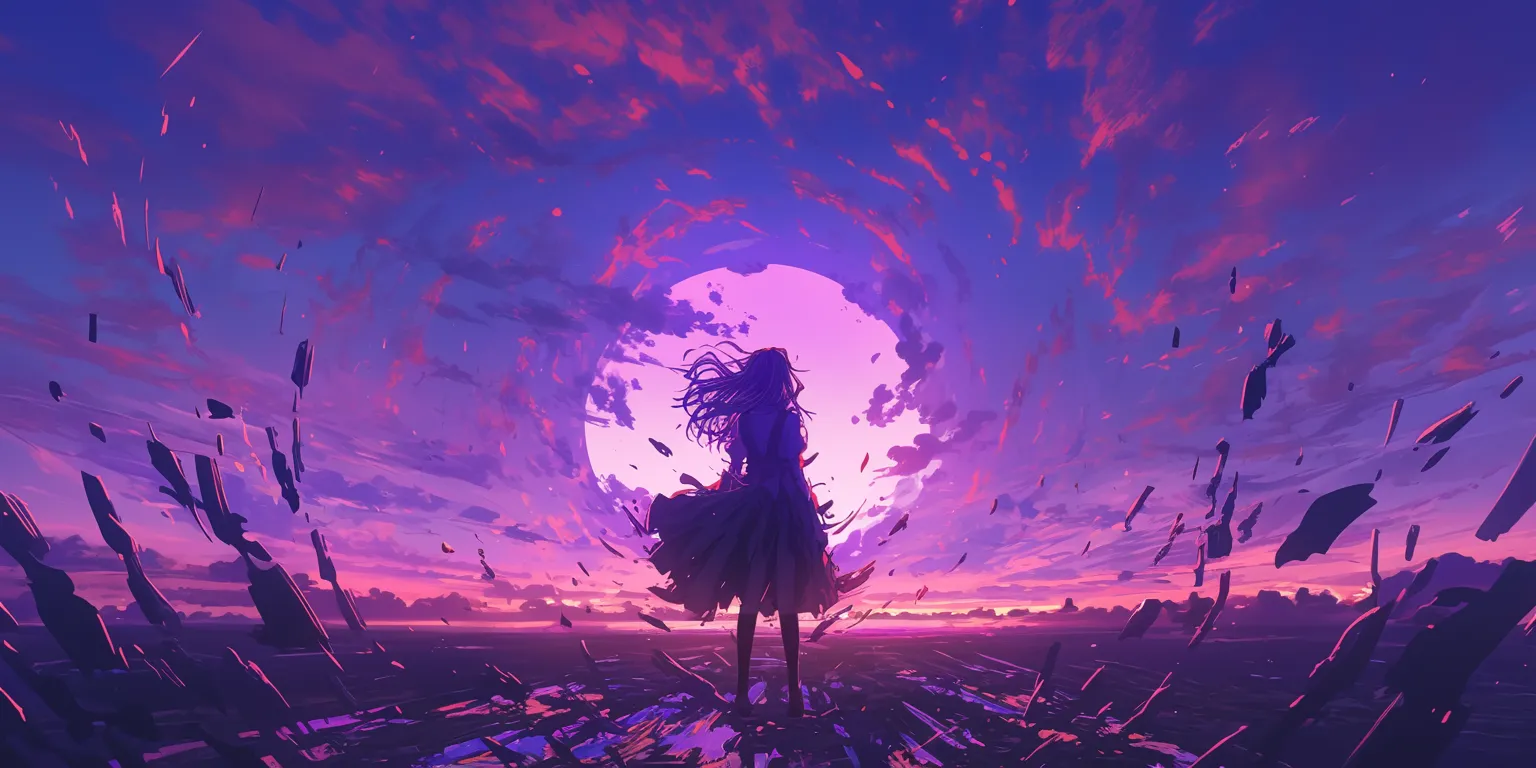 depression anime wallpaper 2560x1440, 1920x1080, 3440x1440, sky, 1366x768