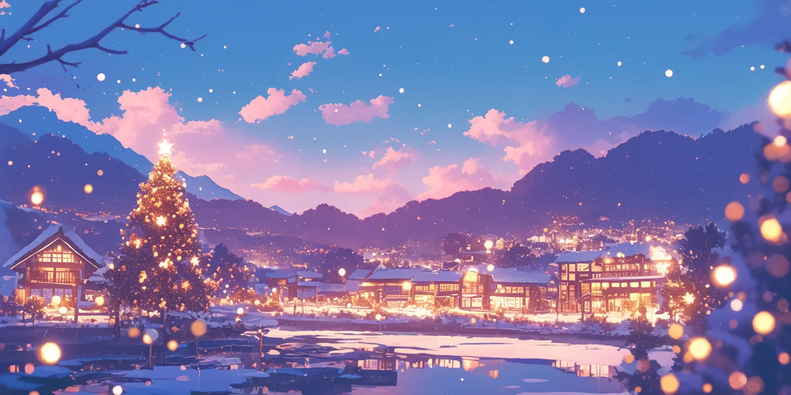 anime christmas wallpaper bocchi, noragami, yuru, natsume, yuujinchou
