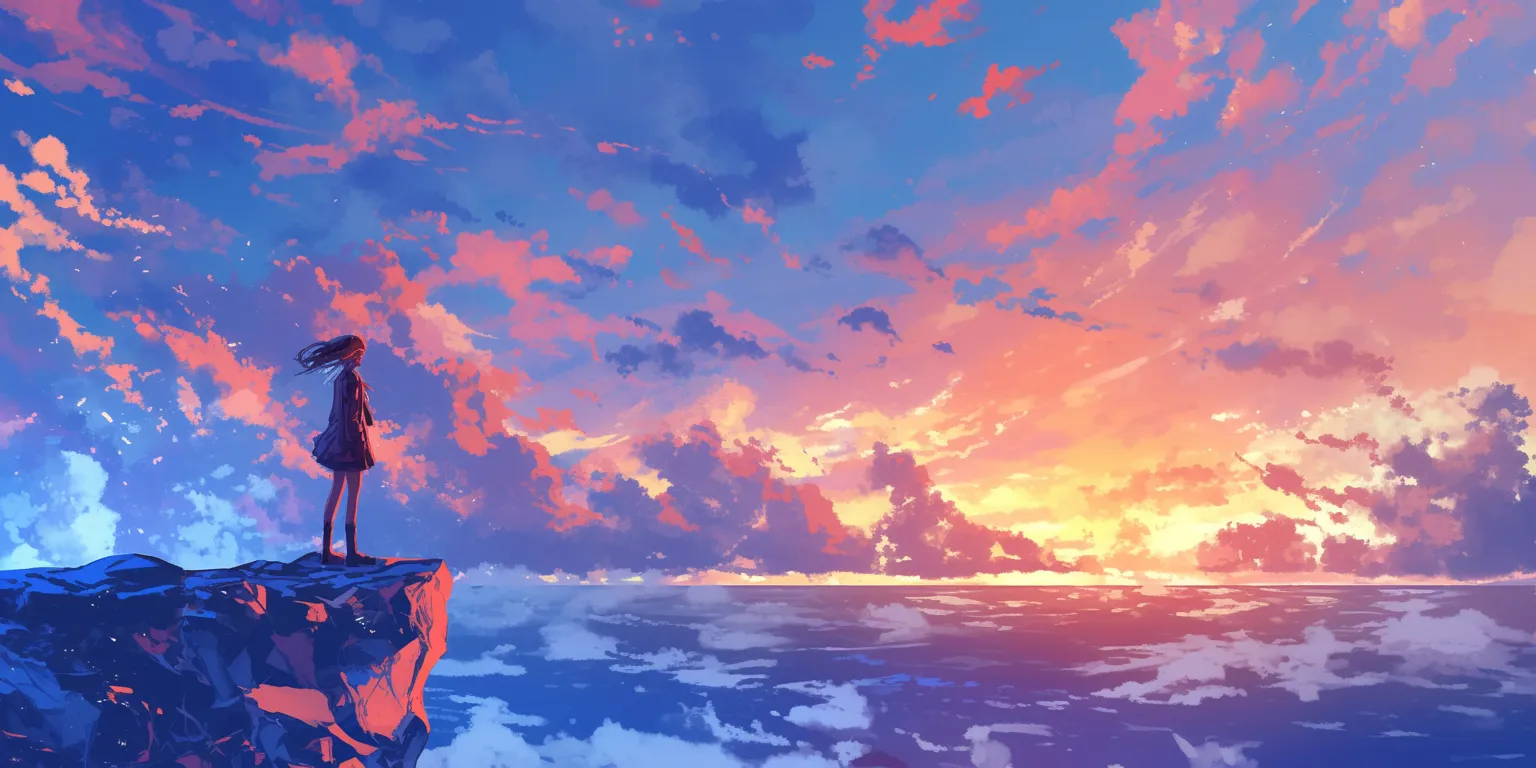 anime wallpaper for iphone 3440x1440, sky, 2560x1440, champloo, flcl