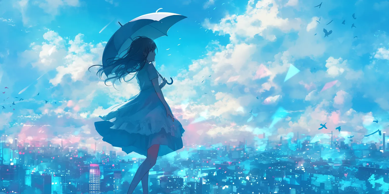 lively wallpaper anime ciel, 1920x1080, 2560x1440, sky, rain