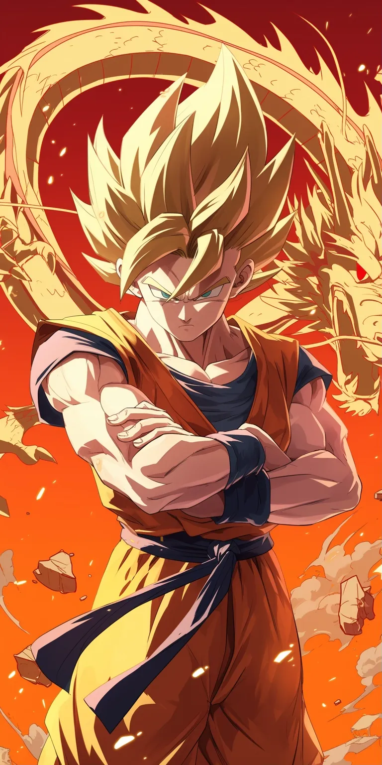 dragon ball z wallpaper 8k rengoku, goku, vegeta, gohan, bardock