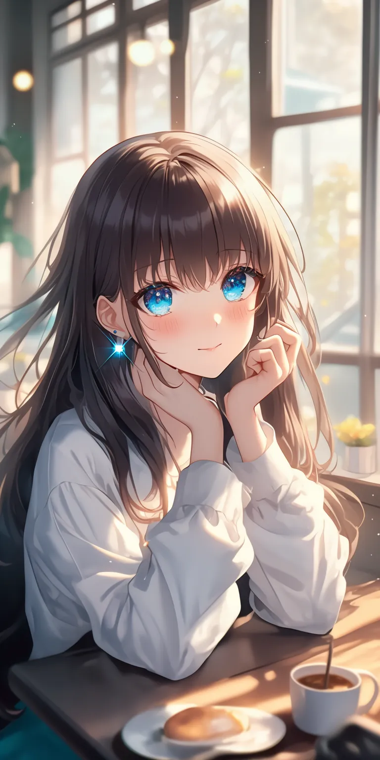 wallpaper cute anime kawaii, shouko, miya, tomori, mirai