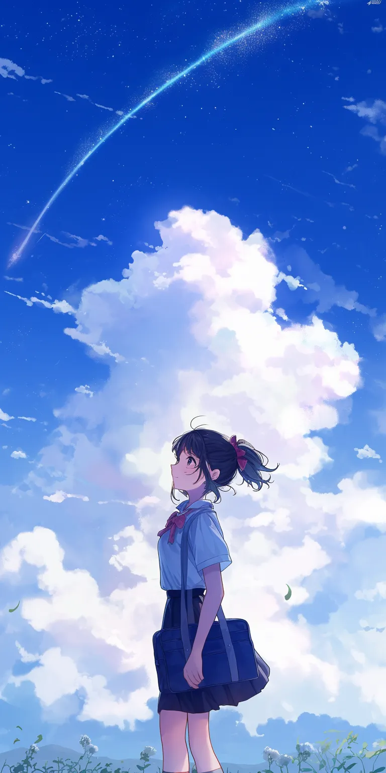 anime wallpaper 4k sky, hiro, flcl, hyouka, noragami