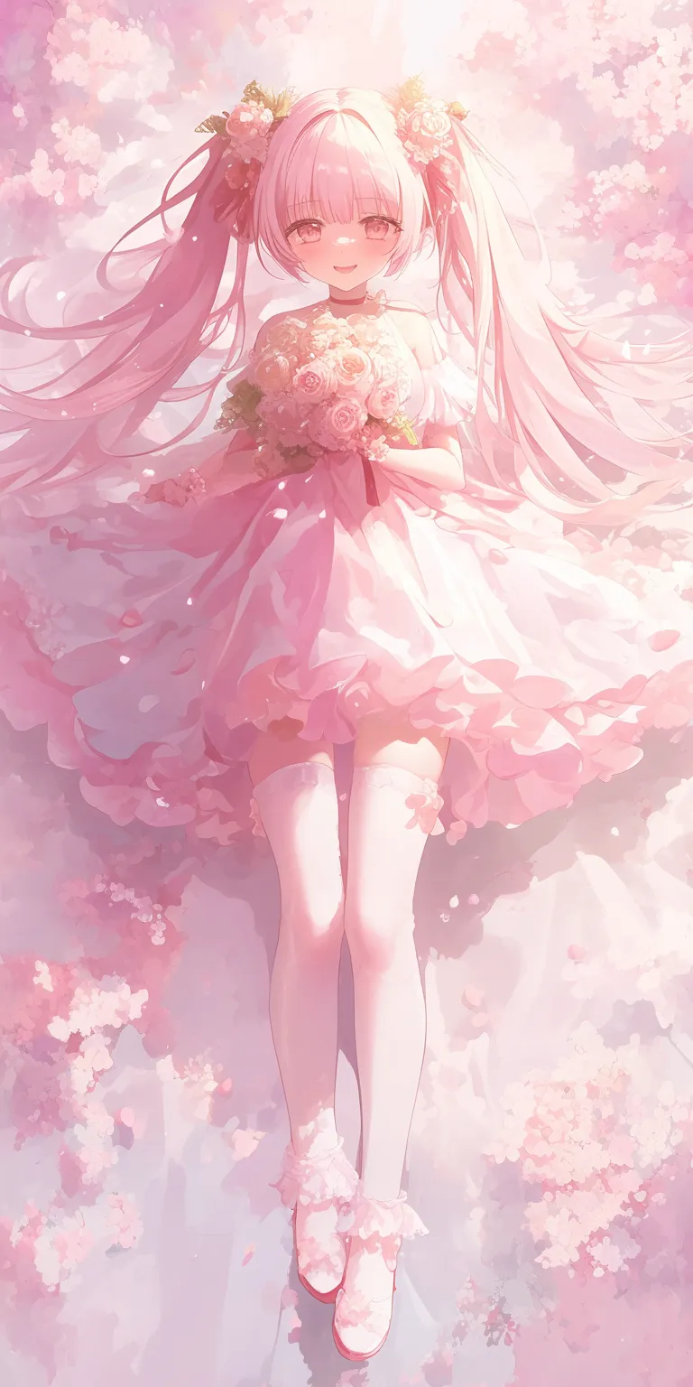anime wallpaper pink madoka, sakura, chobits, fairy, nishimiya