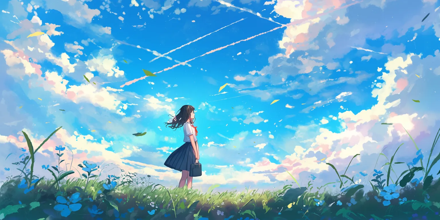 anime wallpaper 4k sky, ghibli, 1920x1080, hyouka, 2560x1440