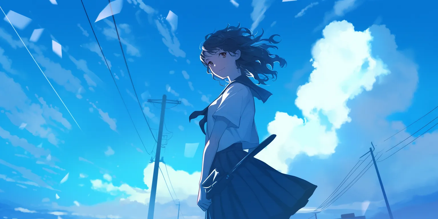 aesthetic anime wallpaper phone sky, 2560x1440, 1920x1080, 3440x1440, haru