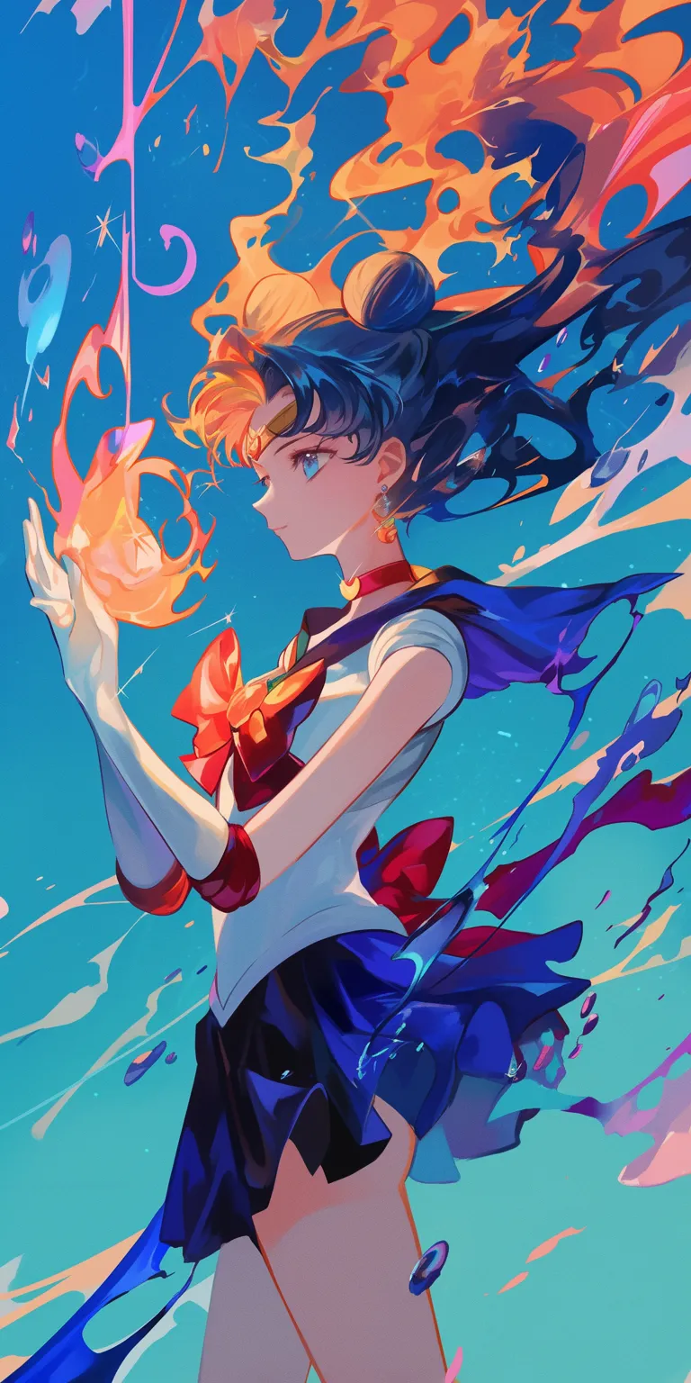 sailor moon wallpaper 4k sailor, seiya, touka, enma, inuyasha