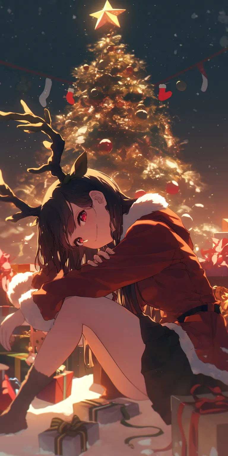 xmas anime wallpaper christmas, rwby, kakegurui, xmas, hyouka