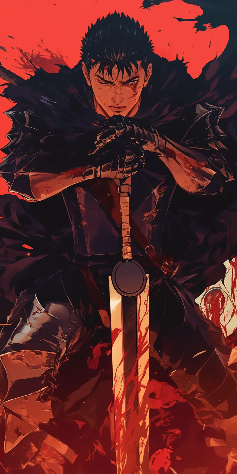berserk anime wallpaper alucard, berserk, hellsing, sword, overlord