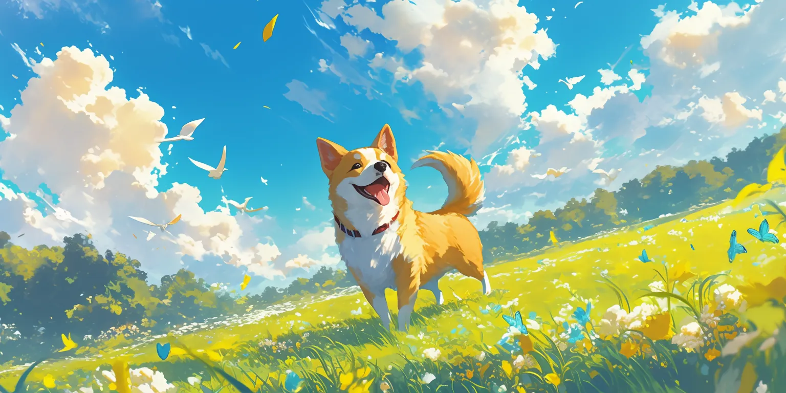 cute dogs wallpapers ghibli, sky, 2560x1440, 1920x1080, digimon