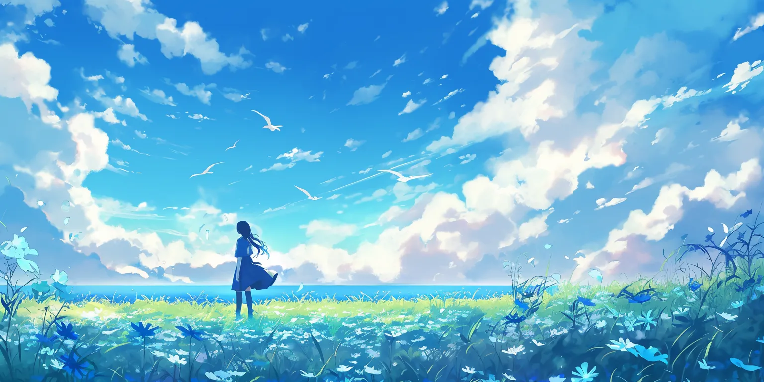 moving anime wallpaper ciel, sky, scenery, noragami, 1920x1080