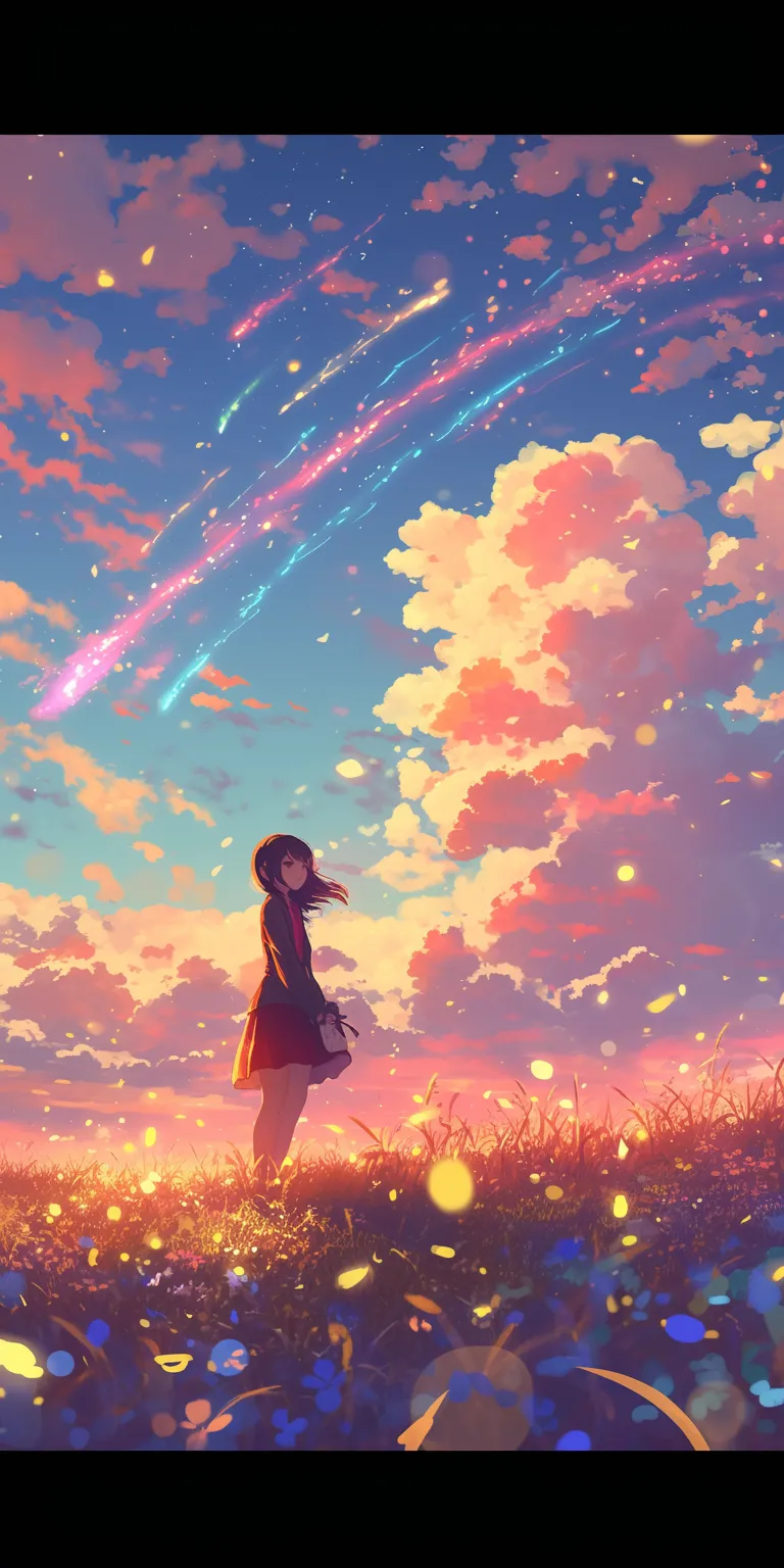 cartoon wallpaper iphone sky, yuru, 2560x1440, 1920x1080, anime