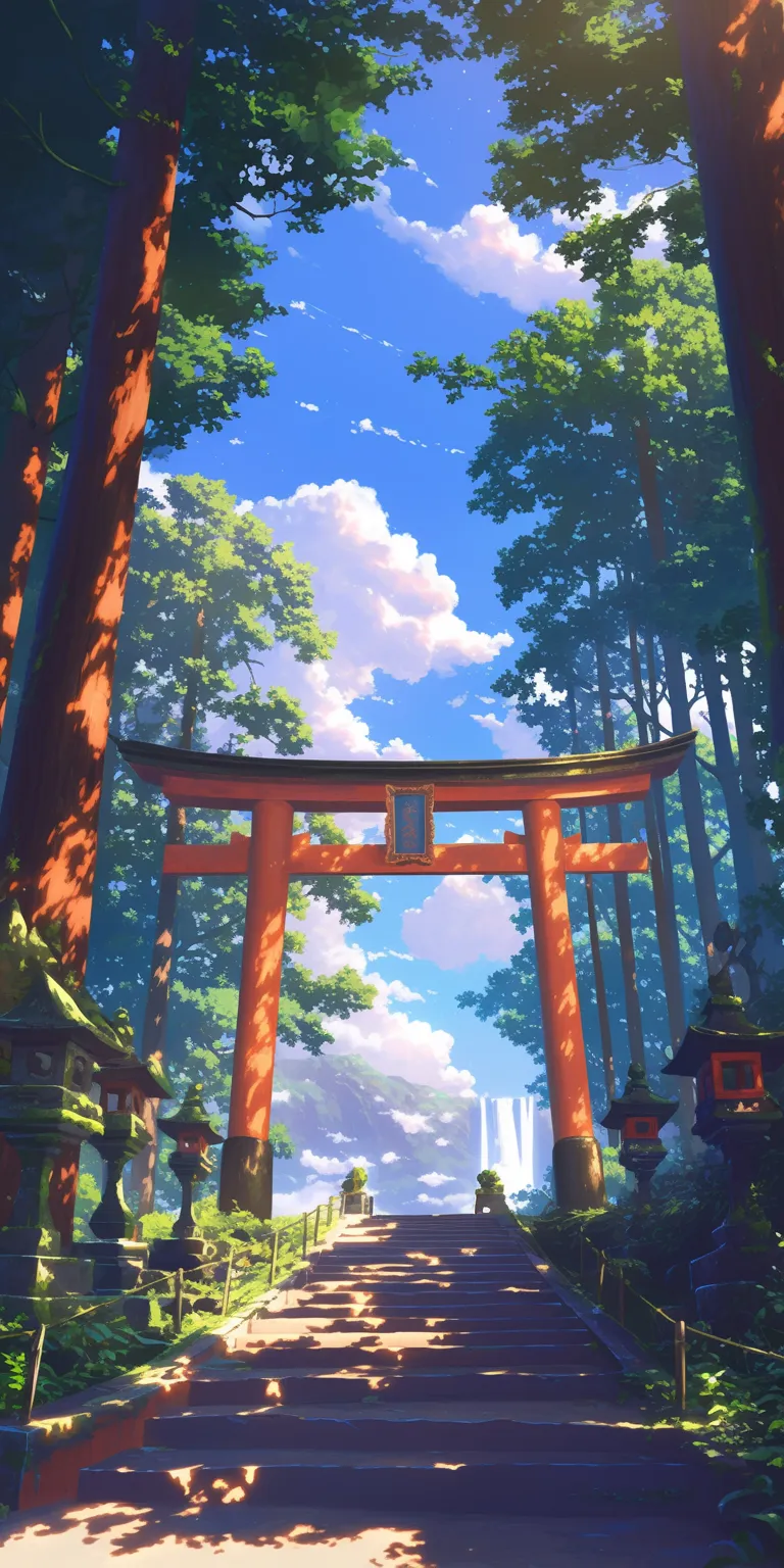 cute anime background ghibli, evergarden, backgrounds, kamisama, forest
