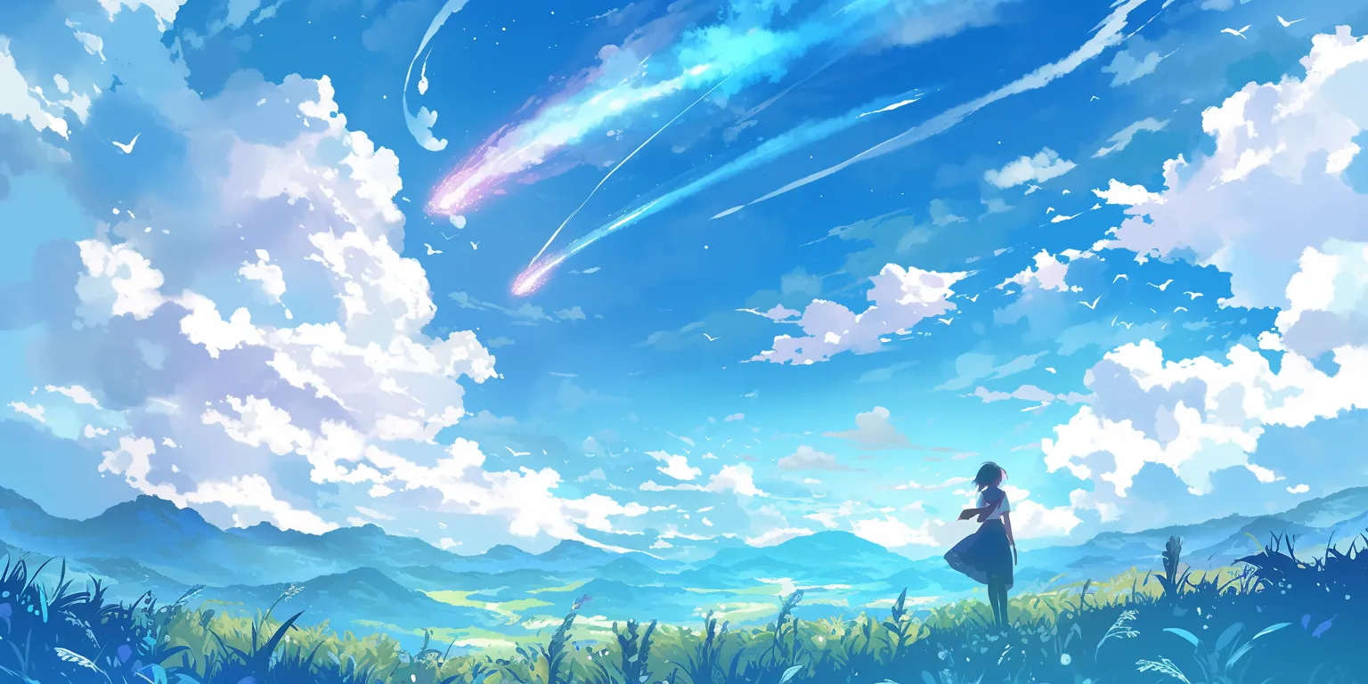 anime picture wallpaper sky, evergarden, ghibli, scenery, 1920x1080