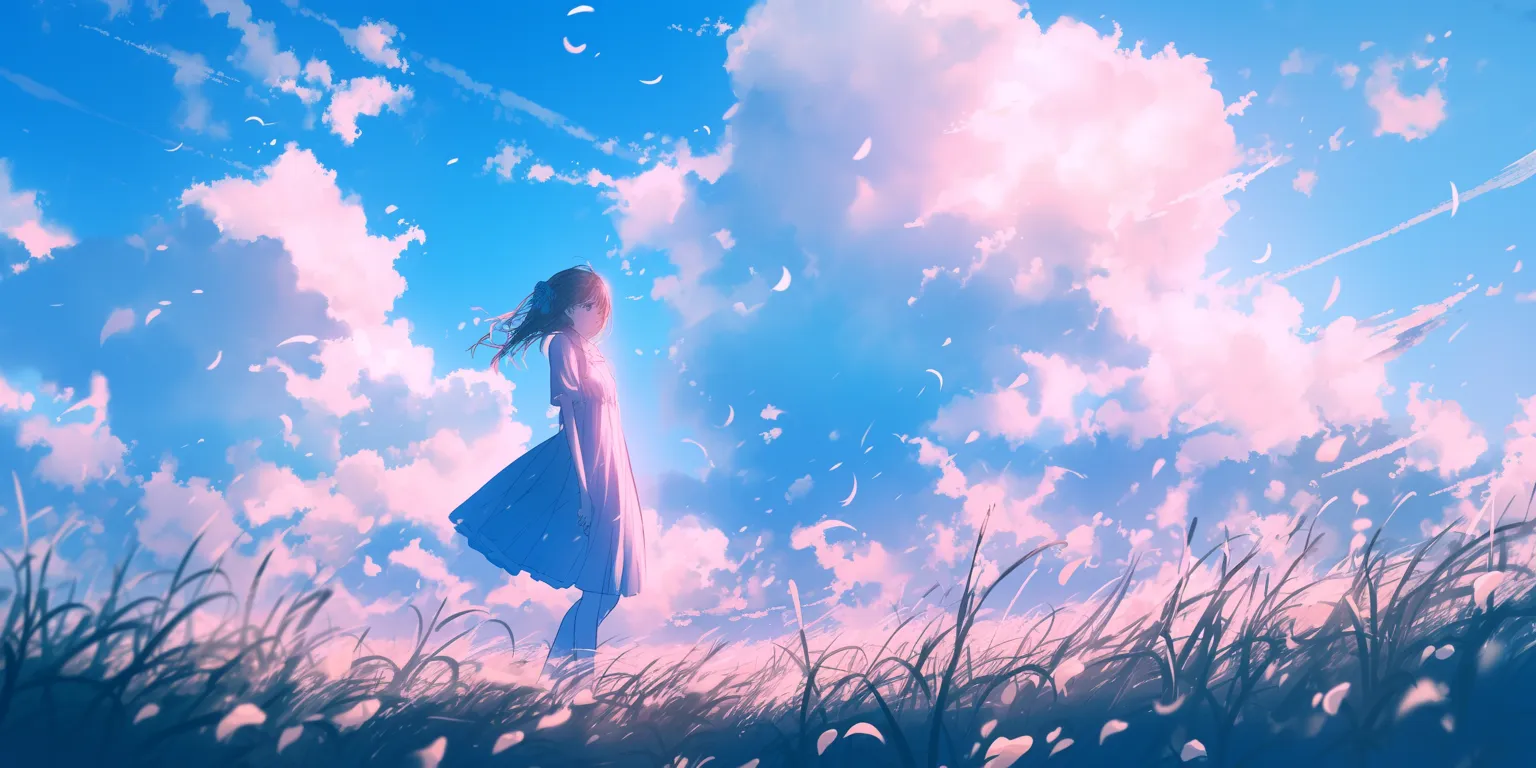anime wallpaper for phone sky, wonderland, ciel, 2560x1440, 1920x1080