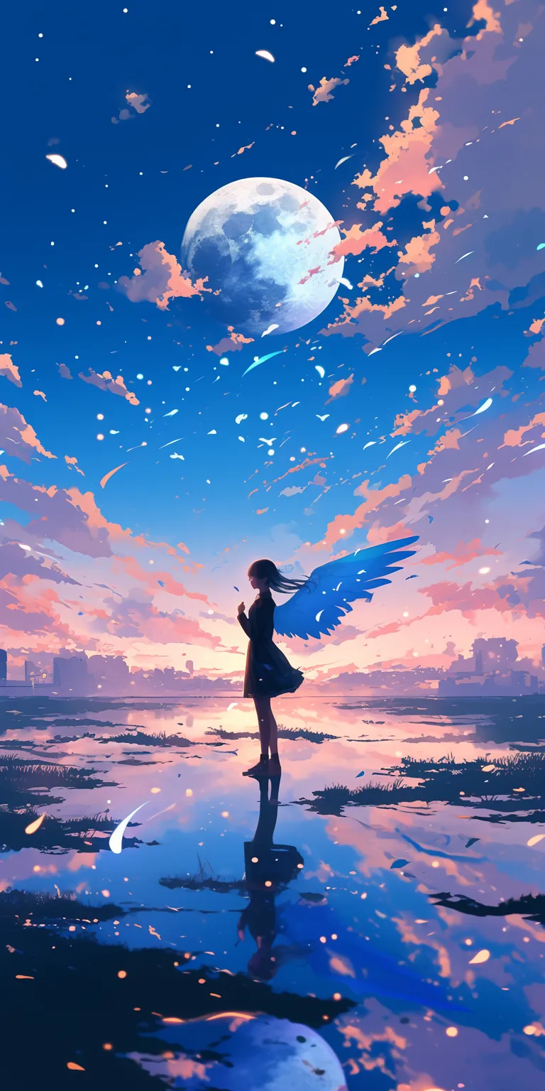 anime kawaii wallpaper sky, ciel, mirai, 1920x1080, 2560x1440