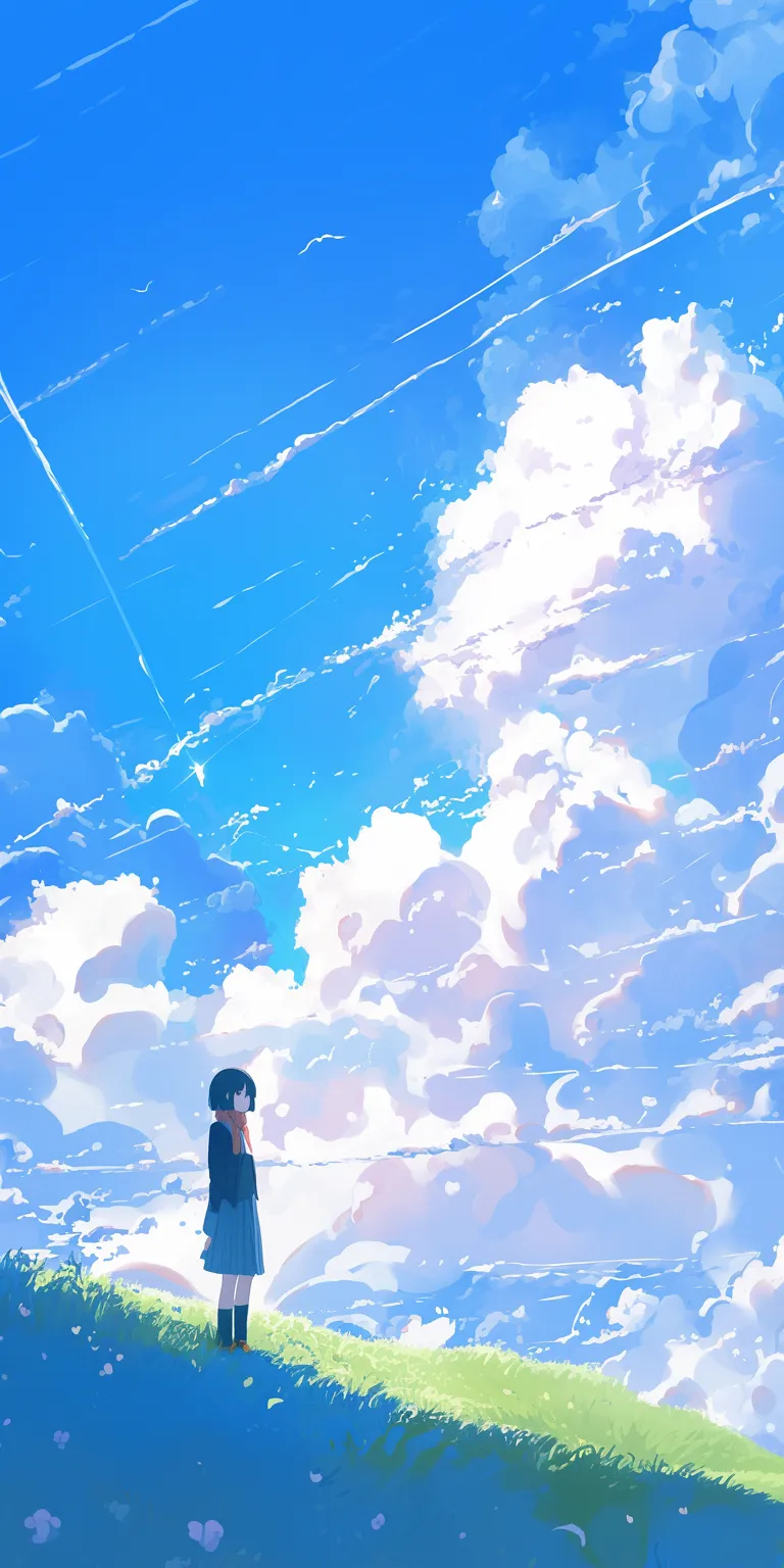 chill anime wallpaper sky, ciel, 1920x1080, 2560x1440, 3440x1440