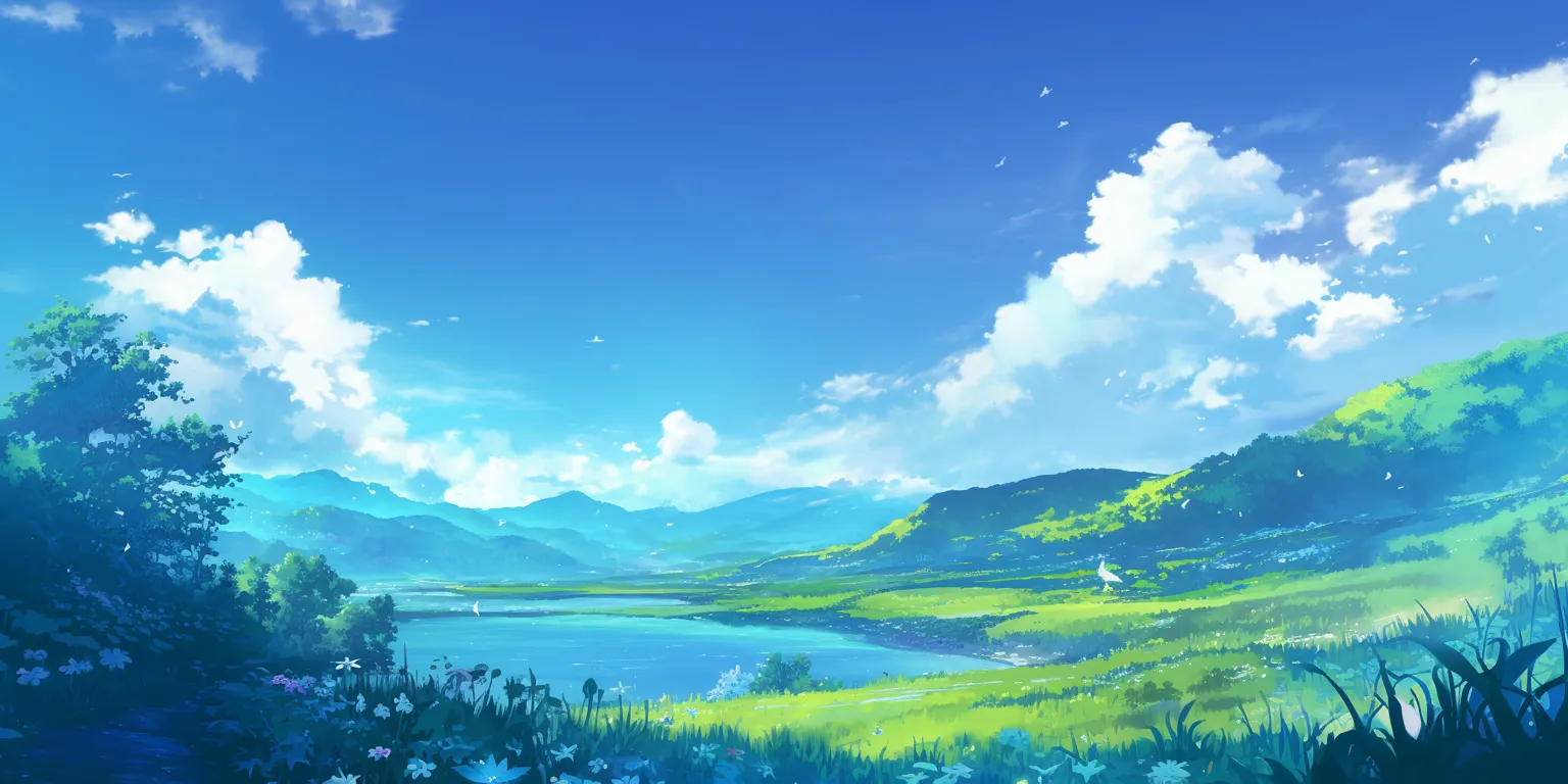 anime wallpaper nature evergarden, yuujinchou, scenery, backgrounds, ghibli