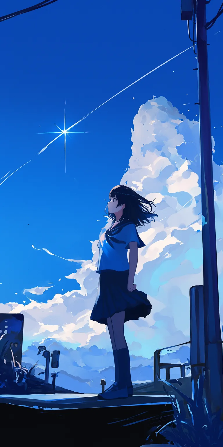 blue anime wallpaper sky, hyouka, 1920x1080, 3440x1440, ciel