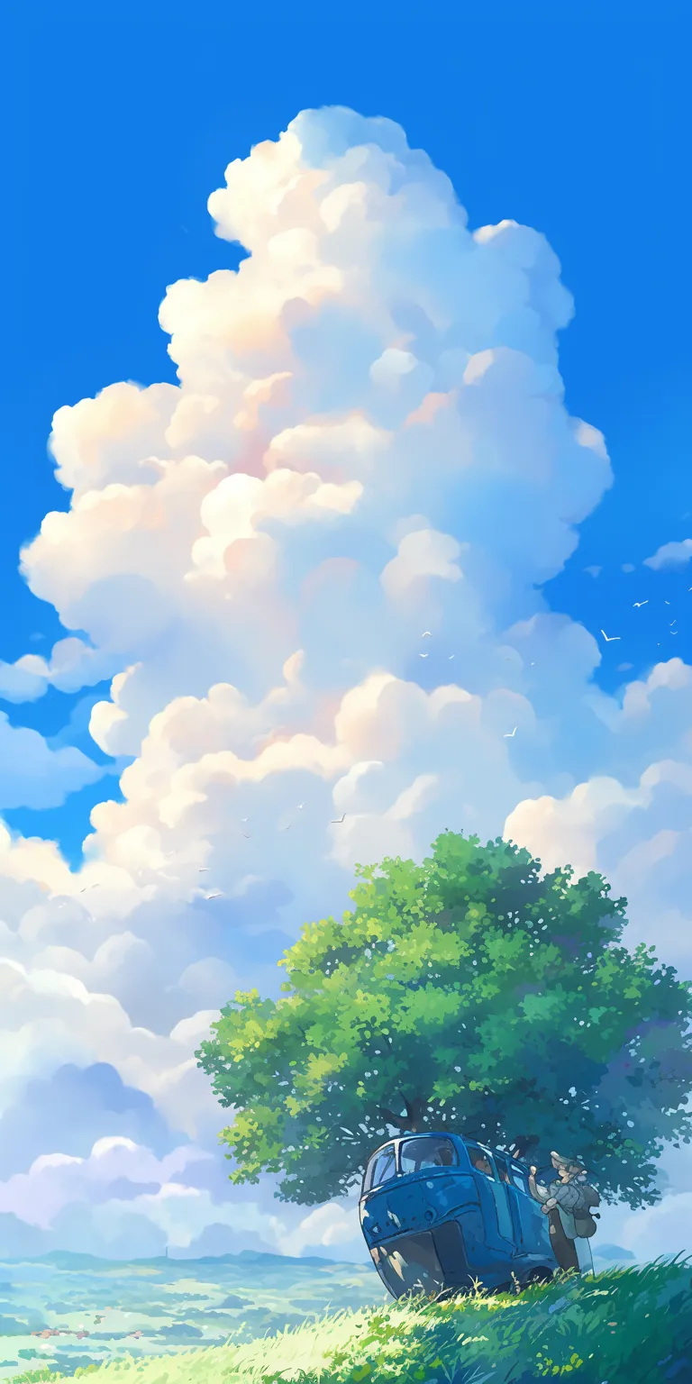 studio ghibli wallpaper phone sky, ciel, backgrounds, ghibli, background