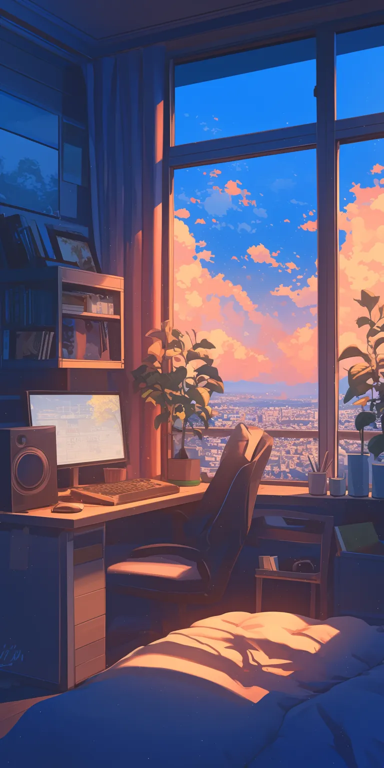 anime bed background lofi, windows, 3440x1440, aesthetic, backgrounds