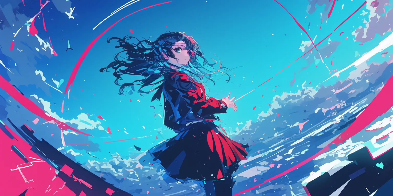 good anime wallpaper nezuko, yumeko, 2560x1440, 1920x1080, ocean