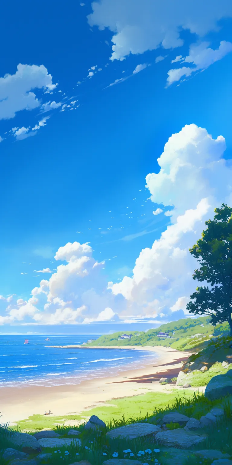 anime scenery wallpaper 4k ghibli, sky, backgrounds, 3440x1440