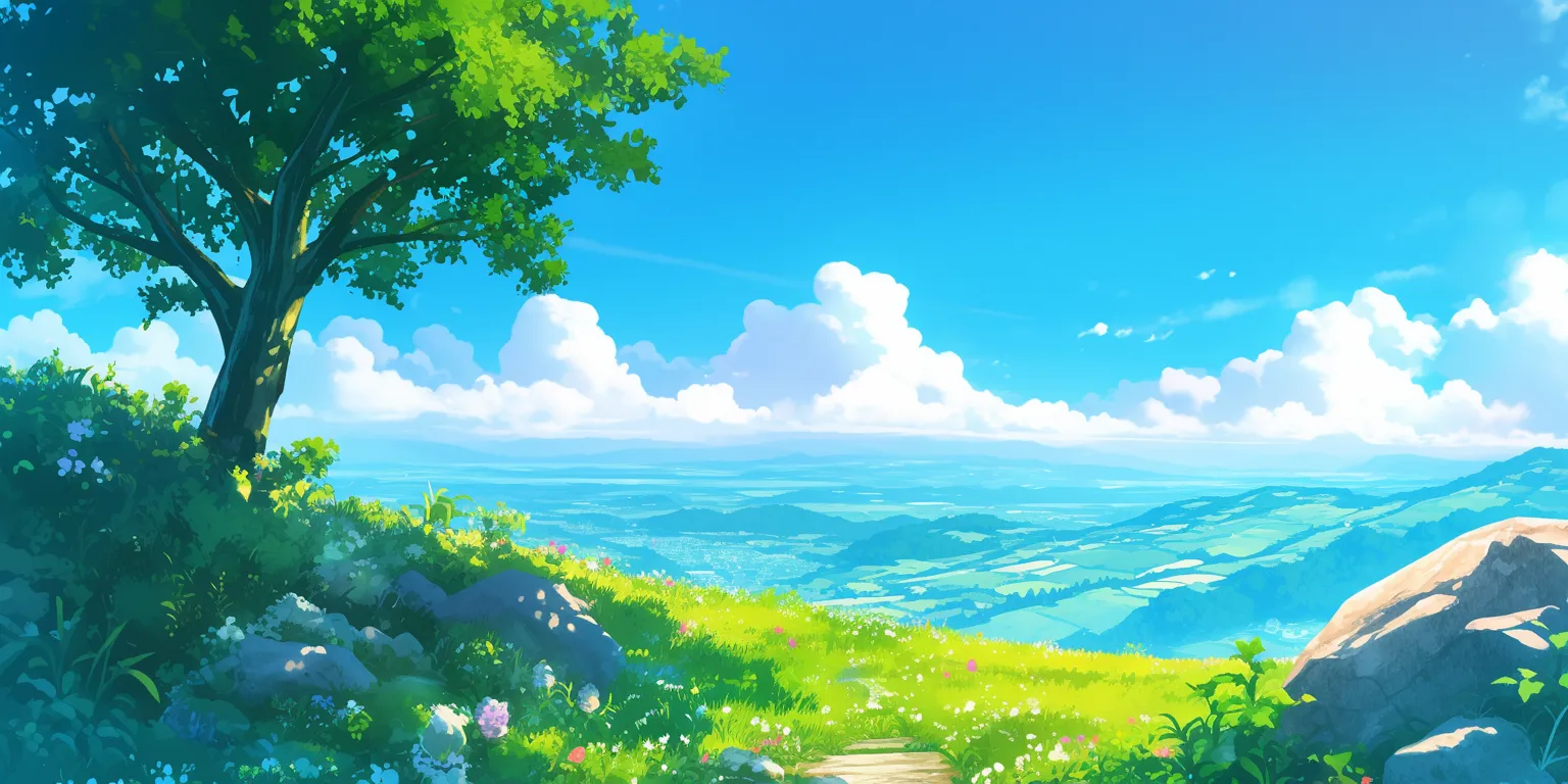 anime background hd ghibli, evergarden, backgrounds, 2560x1440, scenery