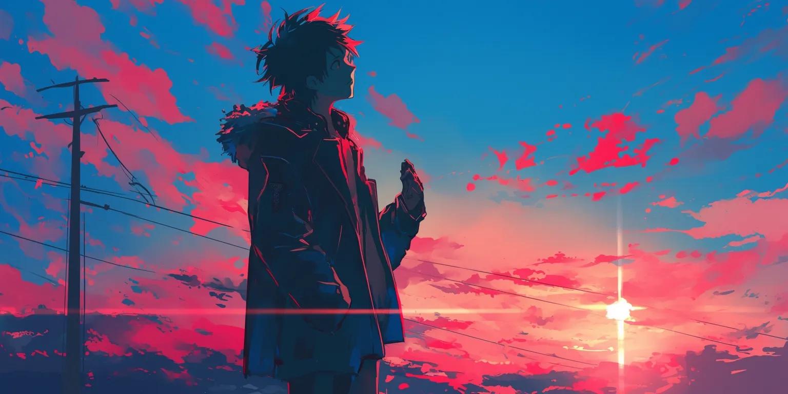 anime wallpaper for macbook flcl, champloo, akira, sky, franxx