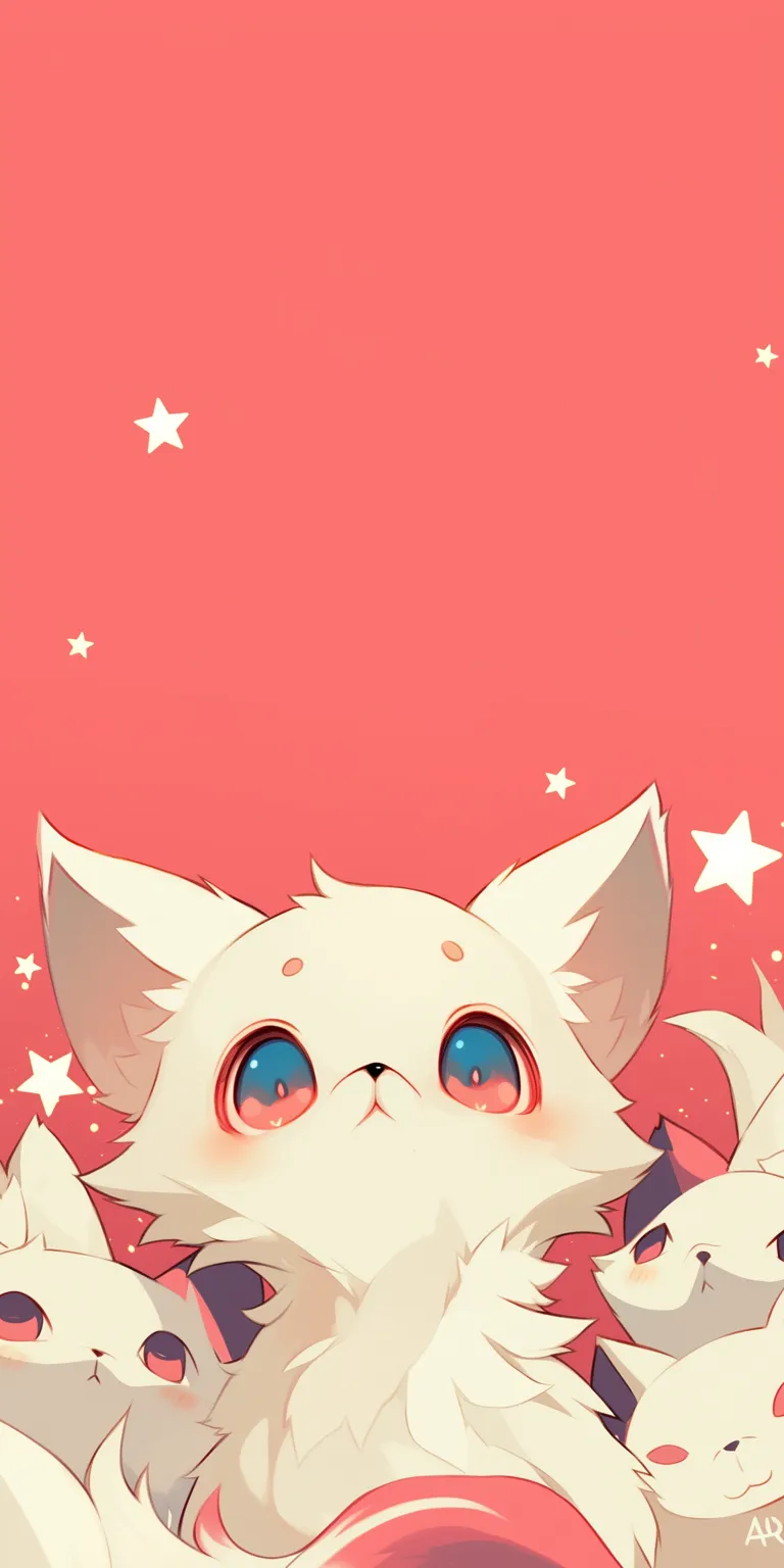 cute fox wallpaper kitty, kawaii, pet, chibi, hamtaro