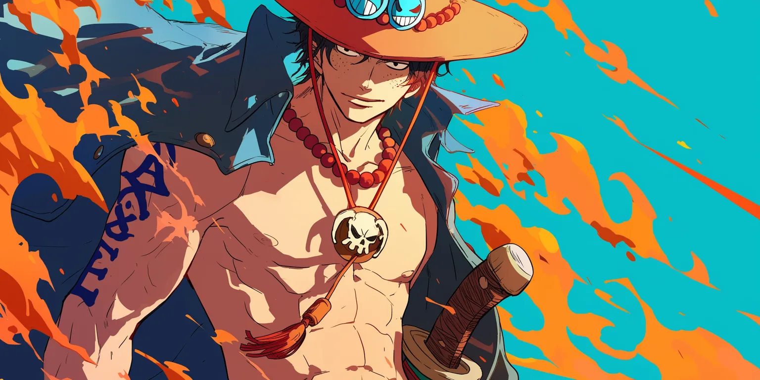 one piece aesthetic wallpaper sabo, cowboy, luffy, ace, rengoku