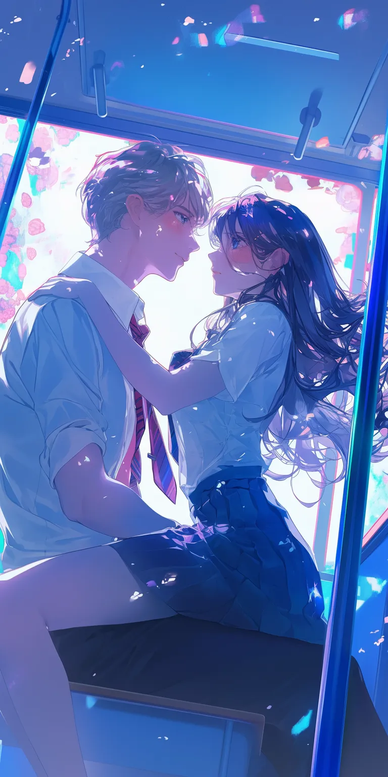 anime couple photos hyouka, kissing, kiss, fate, boku