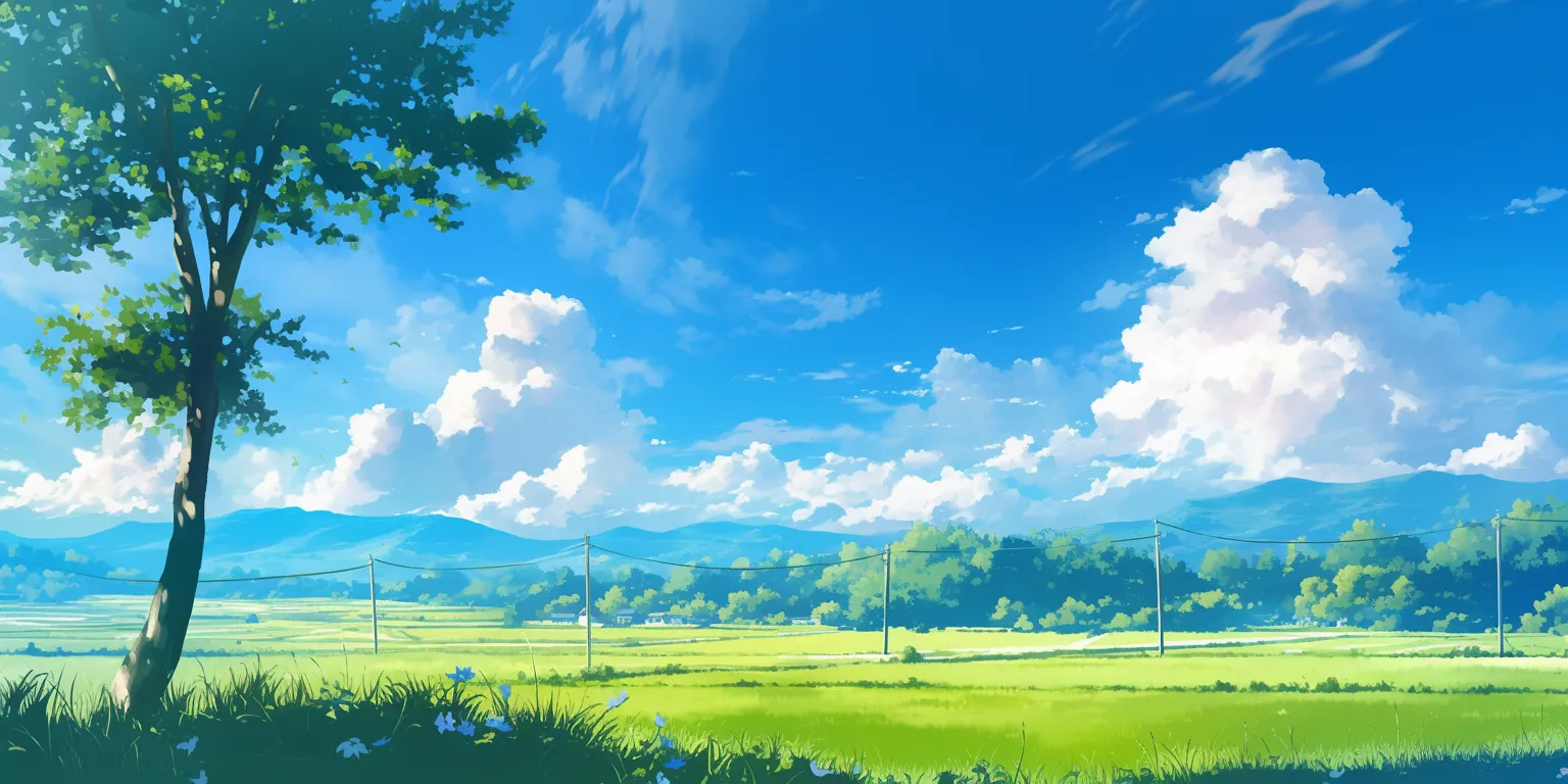 anime background hd yuujinchou, scenery, backgrounds, ghibli, yuru