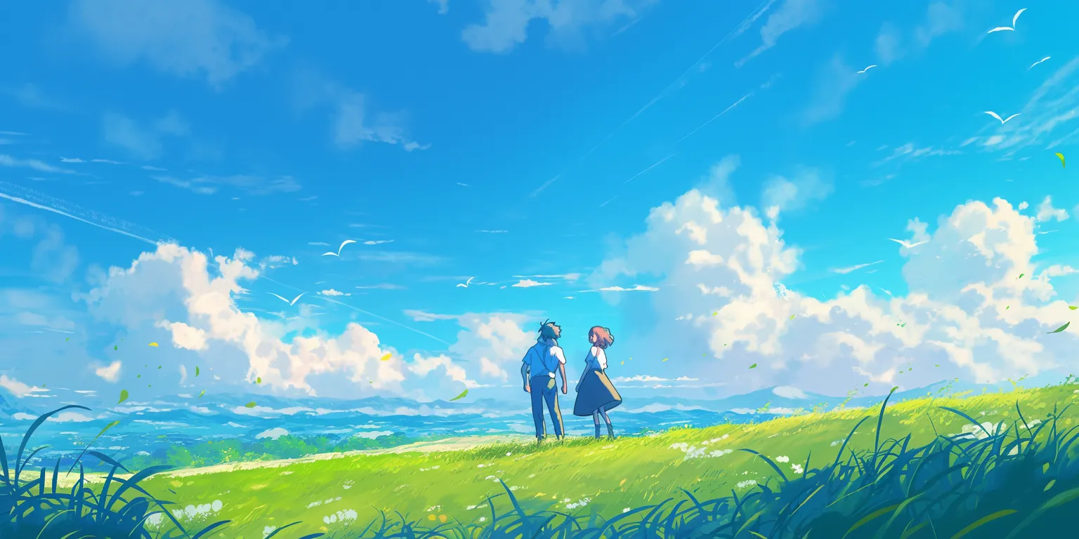 moving wallpapers for pc ghibli, flcl, ponyo, ocean, 3440x1440
