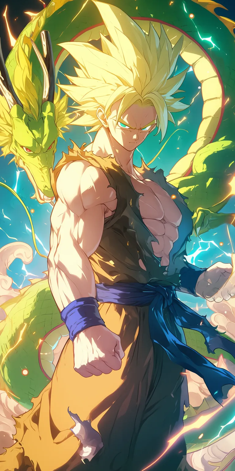 dragon ball 4k wallpaper broly, rengoku, bardock, goku, garou