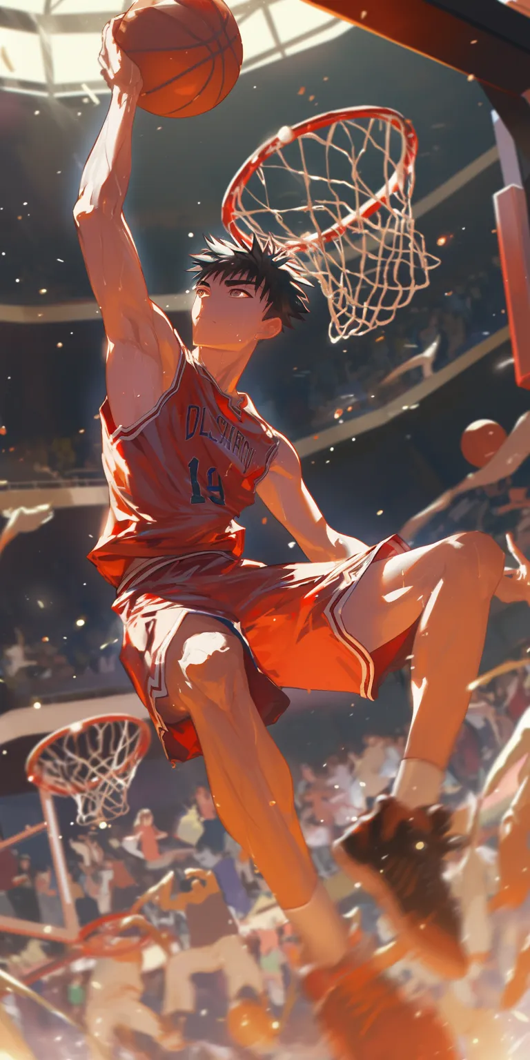slam dunk wallpaper aomine, kuroko, haikyuu, basketball, akira