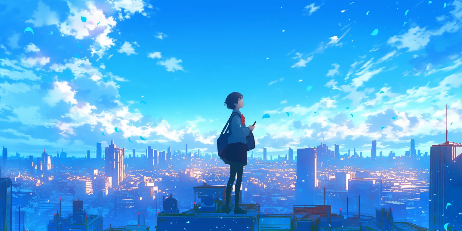 hd anime wallpaper sky, mirai, ghibli, cover, lofi
