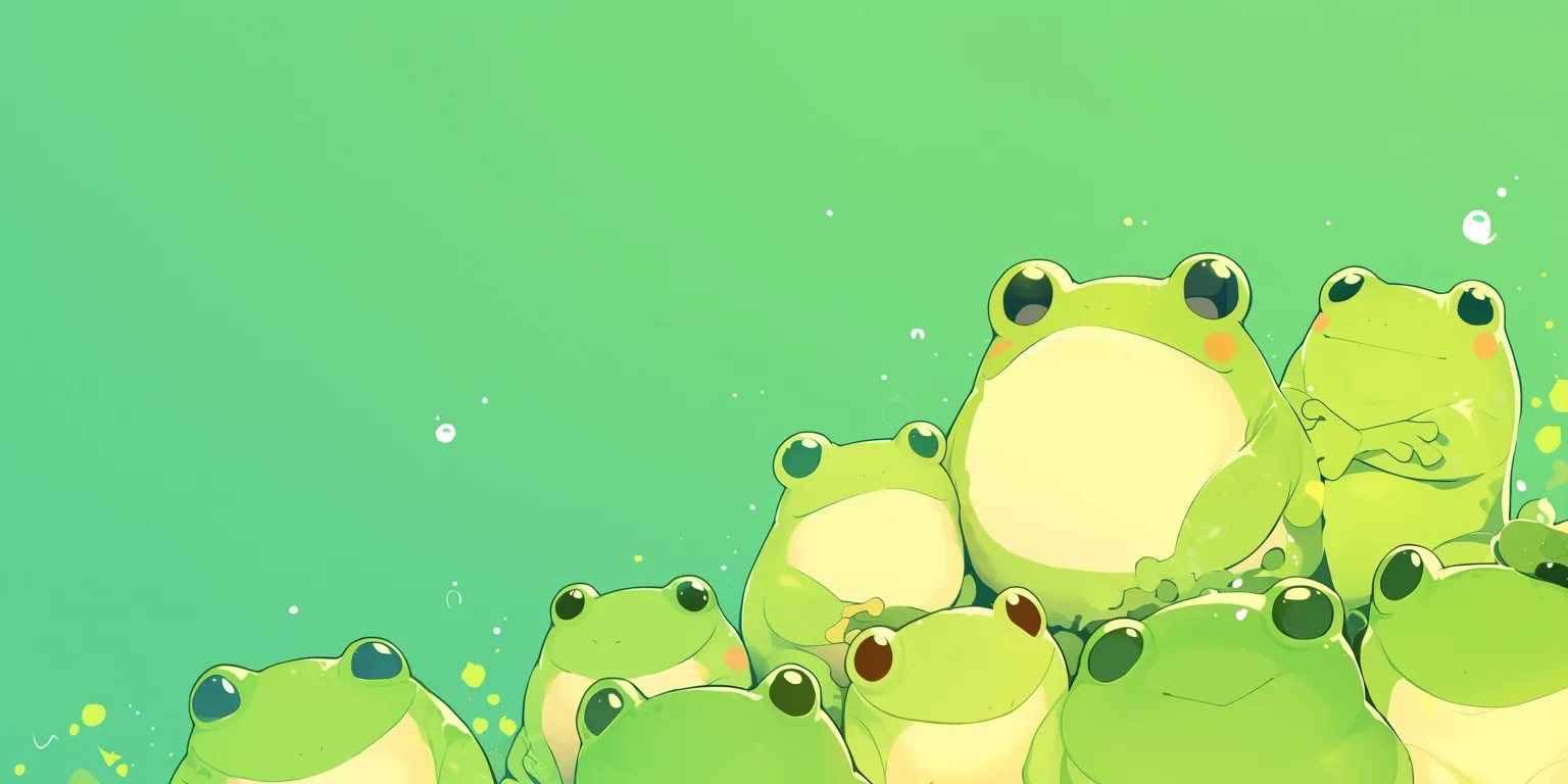 cute frog background frog, hamtaro, green, wall, quintuplets