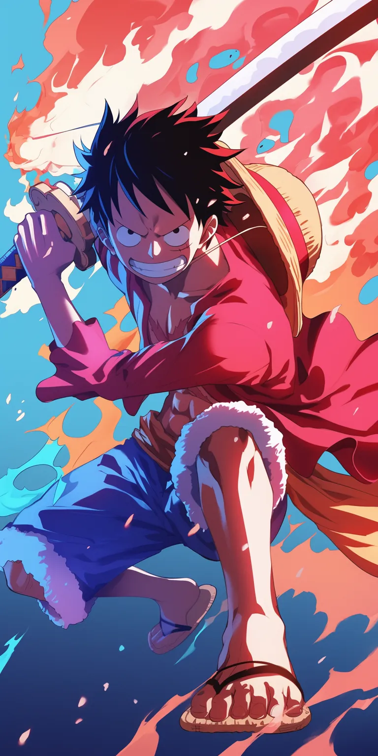 luffy wano wallpaper luffy, wano, hakusho, aomine, rengoku