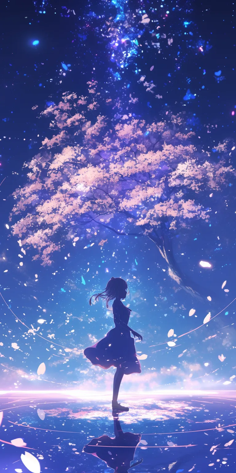 phone wallpaper 4k anime sakura, touka, ghibli, kamisama, lockscreen