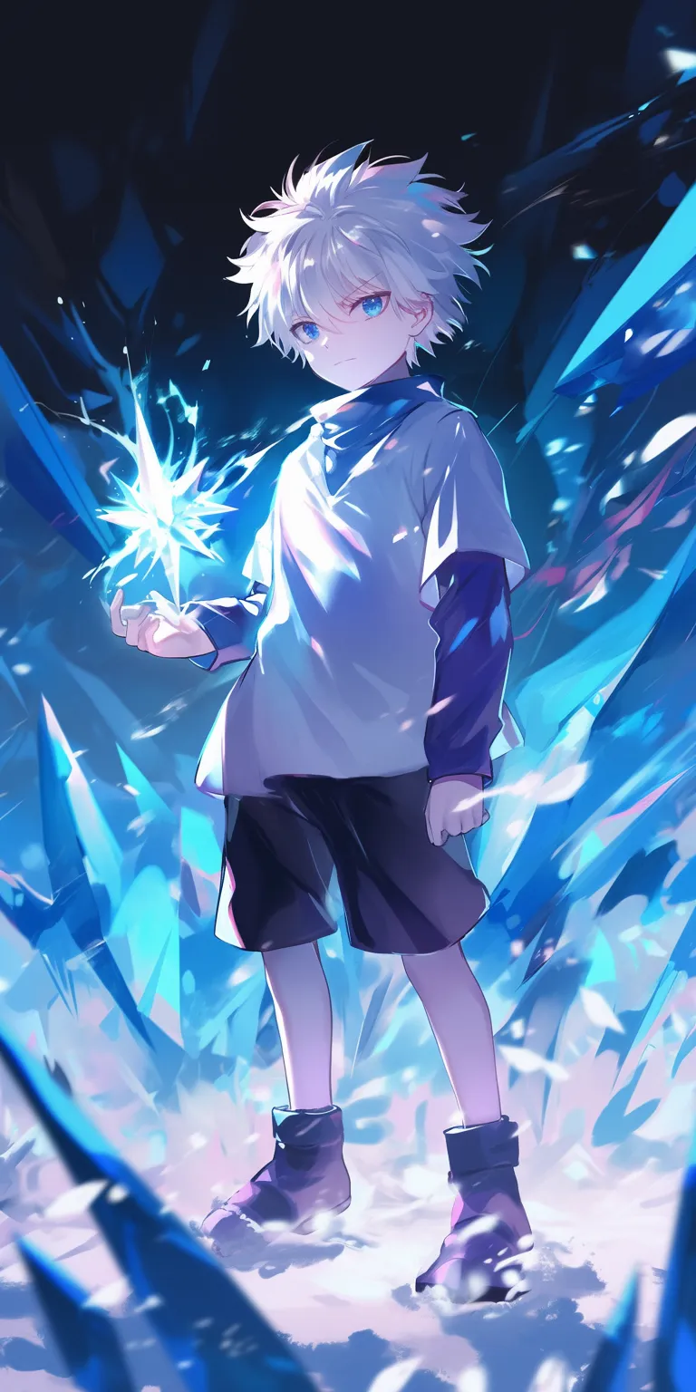 killua zoldyck wallpaper killua, minato, yato, sasuke, mob