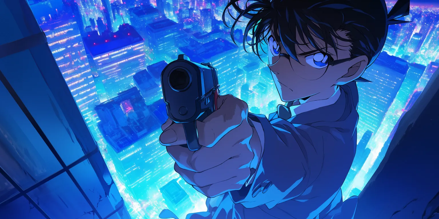 detective conan wallpaper akira, gantz, detective, baki, yatogami