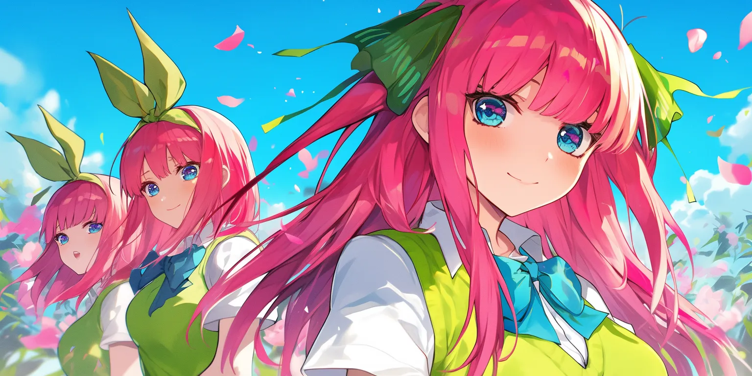 the quintessential quintuplets wallpaper toubun, vtuber, kobayashi's, 2560x1440, 1920x1080