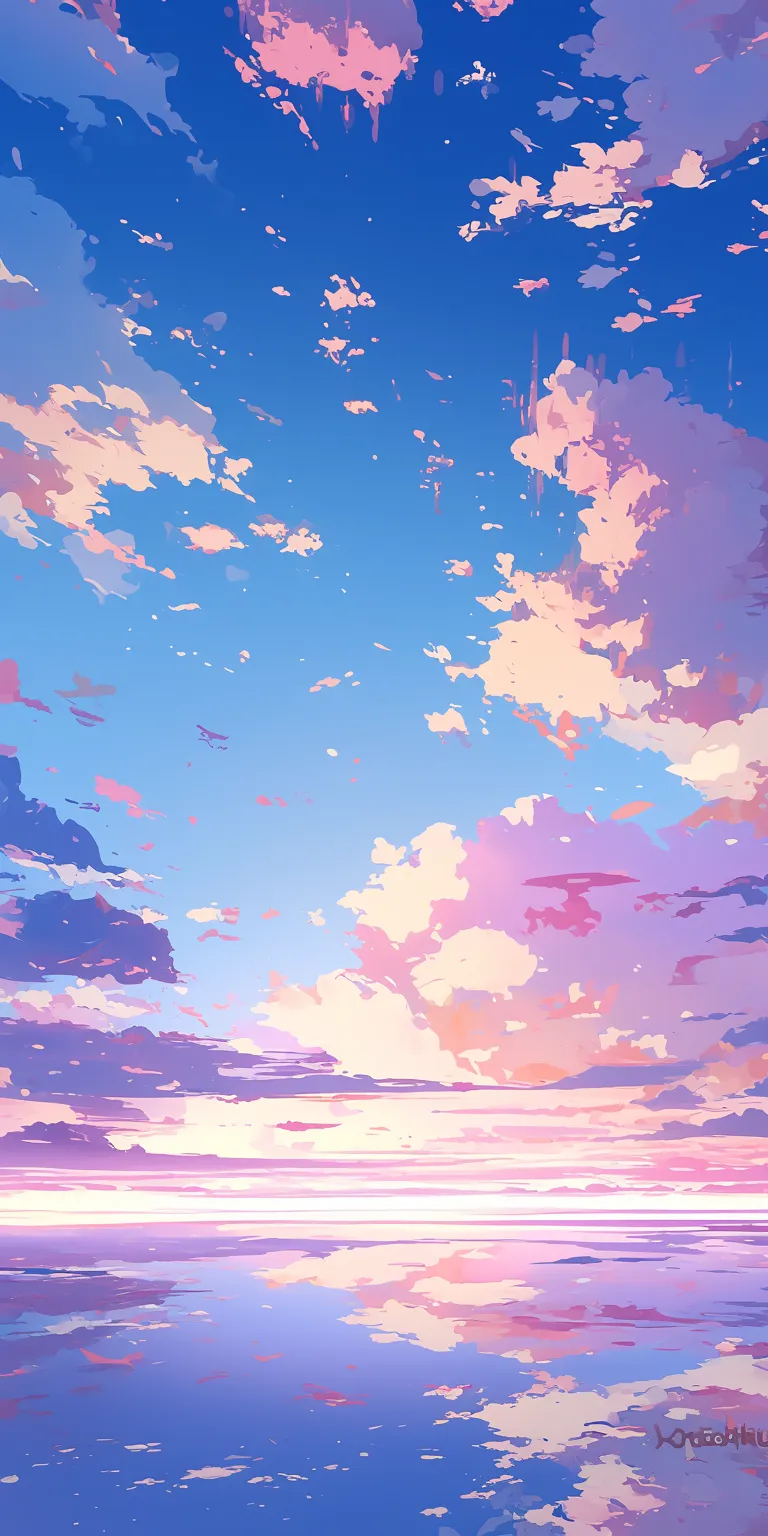 anime computer backgrounds sky, 2560x1440, 3440x1440, 1920x1080, ocean
