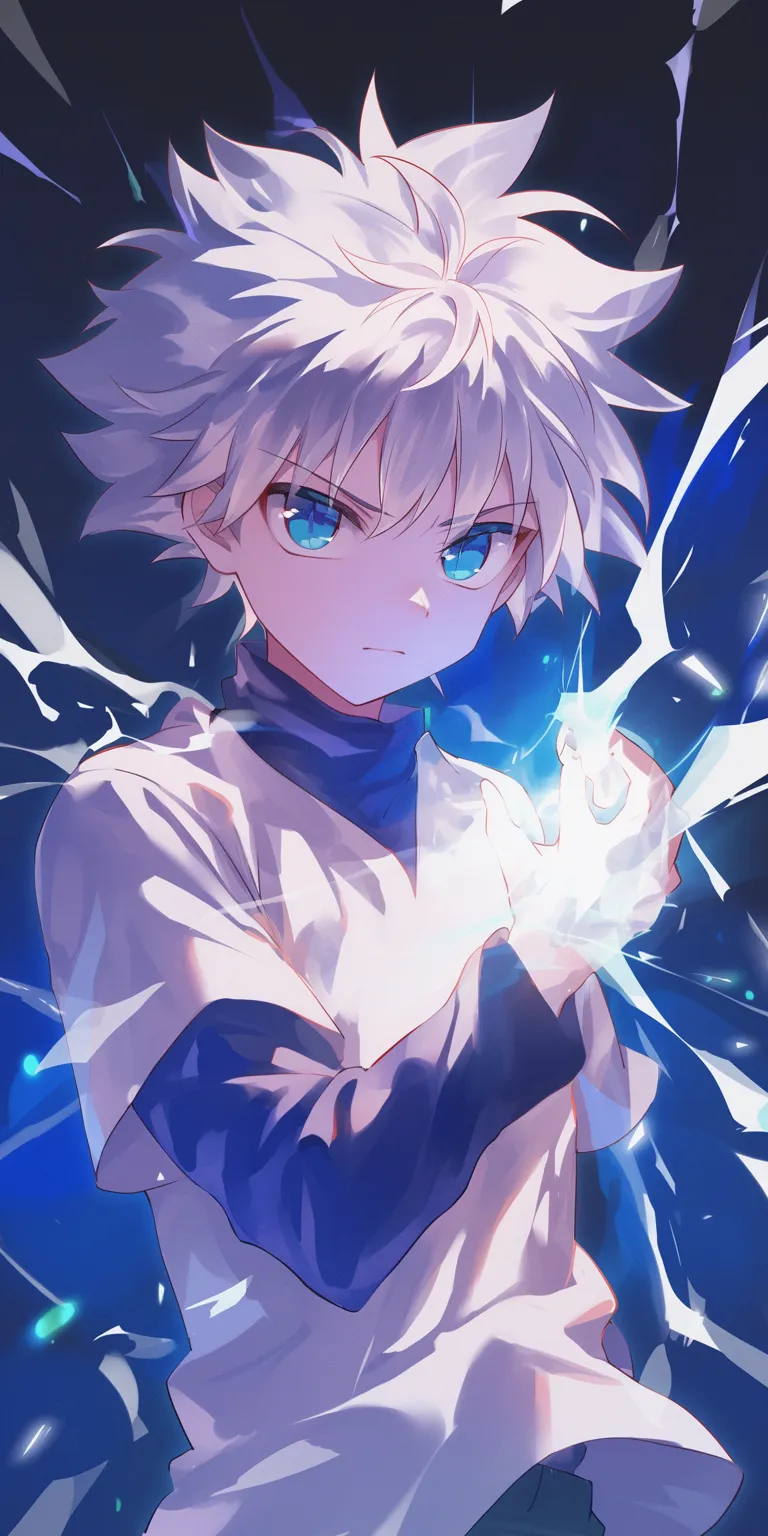 killua zoldyck wallpaper killua, hajime, minato, asta, juuzou