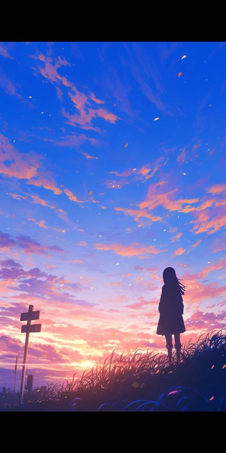 wallpaper for cartoon noragami, sunset, sky, hyouka, flcl