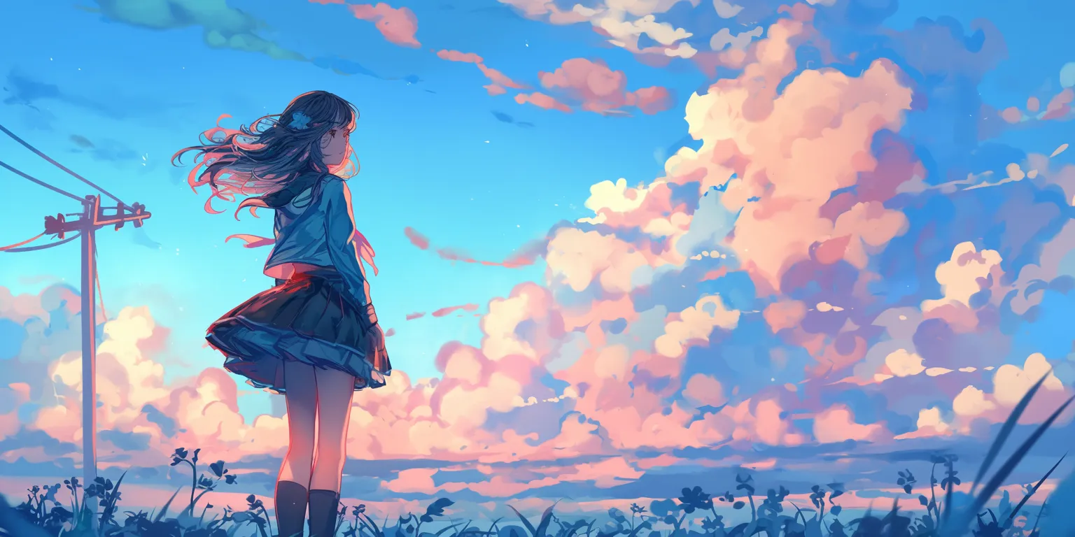 beautiful anime wallpaper wonderland, 1920x1080, sky, 2560x1440, 3440x1440