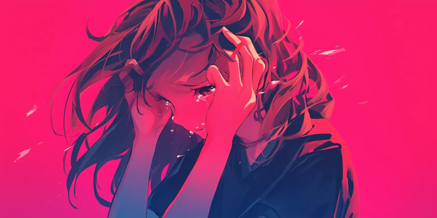 anime sad wallpaper haru, pain, depression, flcl, 3440x1440